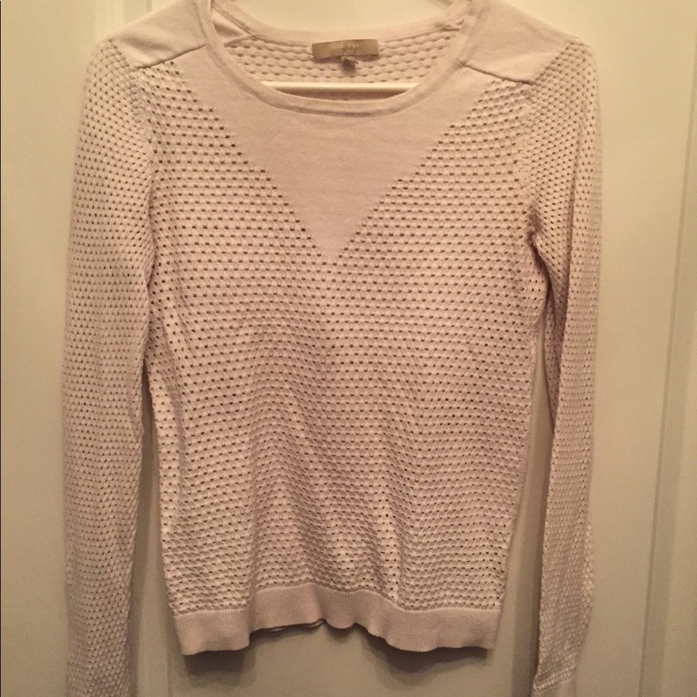 Joan Vass Off White Sweater